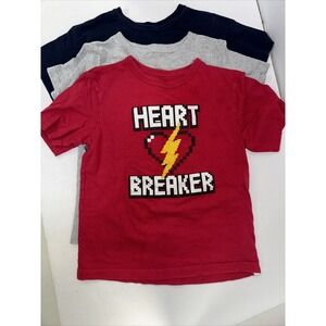 Lot Of 3 Shirts Boys Size 5 Short Sleeve Tshirts
